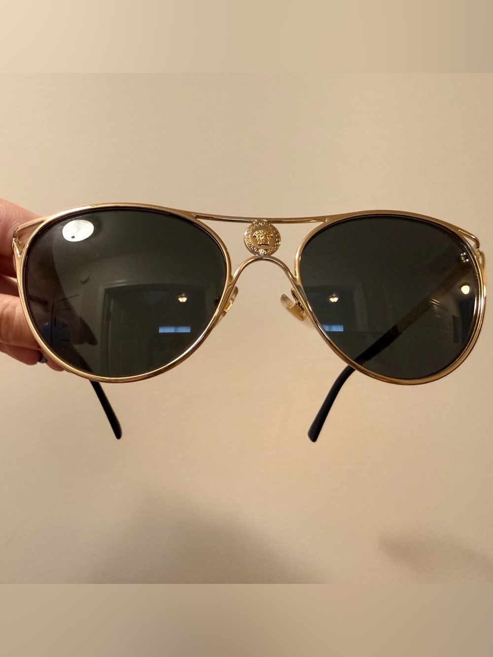 *Fancy* Authentic Versace - Aviator Sunglasses